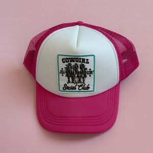 Cowgirl Social Club Pink Trucker Hat